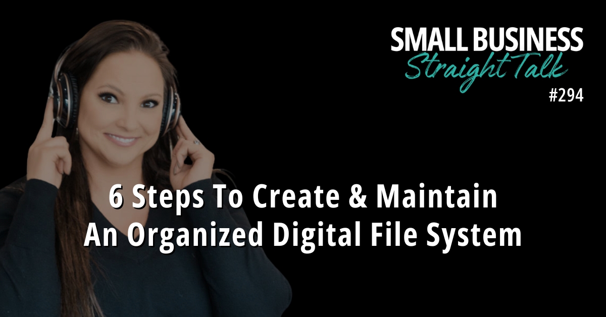 294 | 6 Steps To Create & Maintain An Organized Digital File System