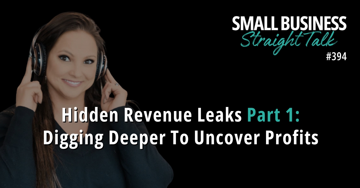 394 | Hidden Revenue Leaks Part 1: Digging Deeper To Uncover Profits